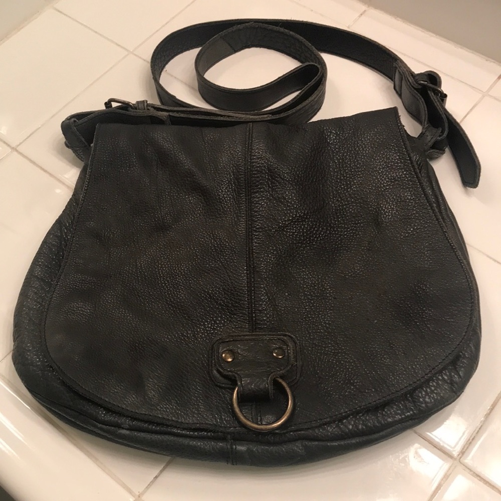 Vintage Soft Leather Cross-body Bag